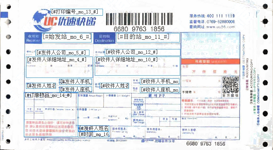 優(yōu)速快遞8號打印模板